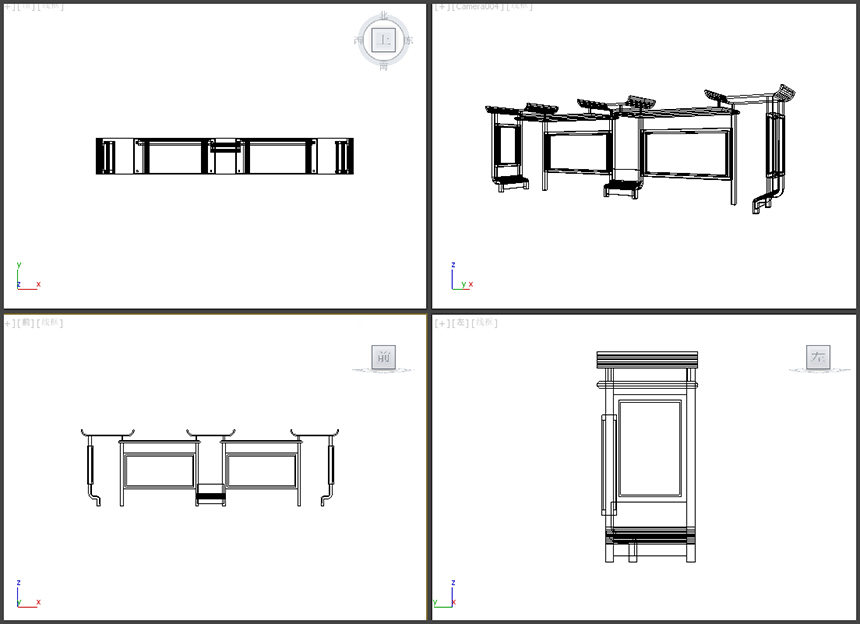 仿古公交候車亭制作廠家