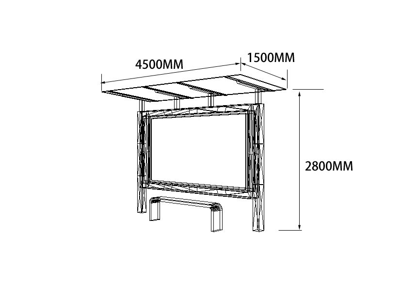 農(nóng)村簡約候車亭候車亭生產(chǎn)廠家地址