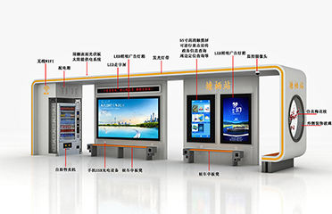 公交站牌候車亭制作